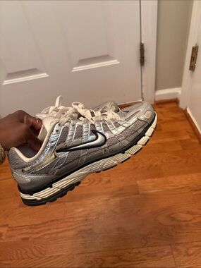Nike Silver and White Reflective Running Shoes